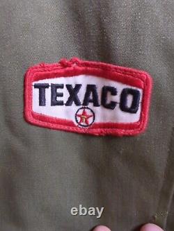 Vintage Uniform Texaco Gas Station service attendant with removable liner 60's