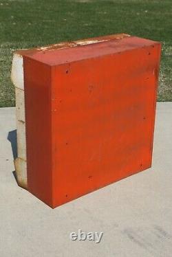 Vintage Wagner Lockheed Parts Tool Cabinet Box Auto Gas Station Service Old