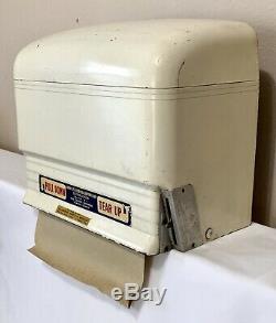 Vtg 1950's Tymatic Industrial Gas Service Station Paper Towel Holder Dispenser