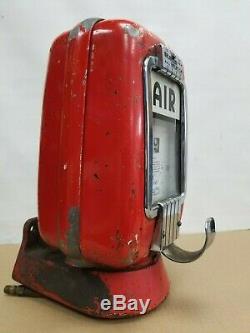 Vtg Eco Air Meter Pump Red Mod 97 Gas Oil Service Station Garage Original Paint