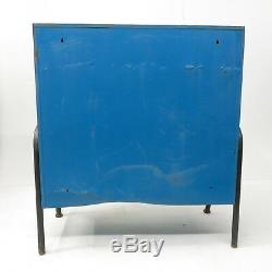 Vtg Industrial Service Station/Gas Station Tune-up Parts Metal Cabinet Man Cave