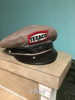 Vtg Texaco Oil Gas Service Station Attendant Hat Uniform Cap Unitog Kant-Krack