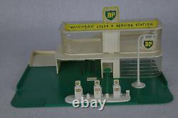 1963 Station-service Matchbox MG-1 BP Garage & Pack d'accessoires Pompe à essence (HF8079)