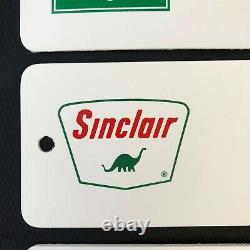 3 Sinclair Restroom Gas & Oil Service Station Sign Women Men Vintage Advertising