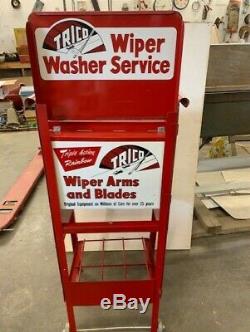 50 Est 60 Vintage Trico Wiper Blade Display Service Station Gaz Cabinet Du Panier