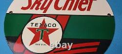Affiche de Pompe de Station-Service Sky Chief Vintage Texaco Gasoline en Porcelaine - 12