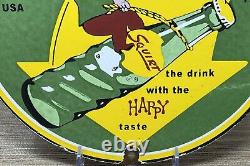 Affiche en porcelaine Vintage Drink Squirt Soda Pop pour Pompe à Essence de Station-Service de Gaz et Huile de Moteur