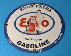 Ancienne Esso Essence Essence Essence Essence Essence Station De Service Extra Plaque De Pompe