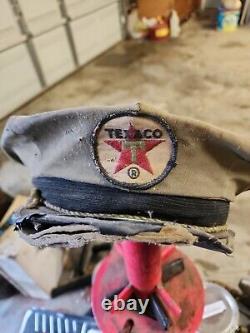Chapeau d'uniforme d'employé de station-service Texaco rétro