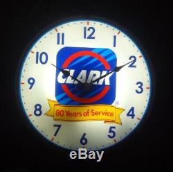 Clark Oil Station D'horloge 80 Années De Service