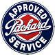 Enseigne De Service En Porcelaine Vintage Packard Pour Station-service, Pompe à Essence Et Concessionnaire D'huile Moteur