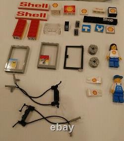Lego Set 6378 Shell Gas Service Station + Instructions + Stickers Complete Mint