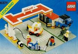 Lego Vintage 6371 Service Station Shell, 100% Complet, Instructions, Set 1983