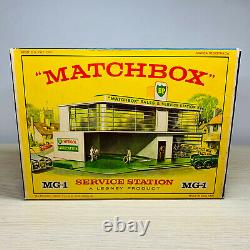 Matchbox Mg1 Bp Service Station Garage Et Accessory Pack Pompe À Essence
