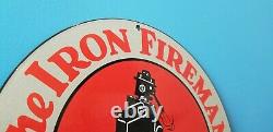 Panneau De La Station De Service De La Porcelaine De Brûleur De Charbon D'huile D'essence Pour Pompier En Fer
