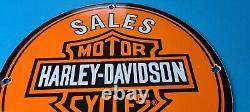 Panneau De La Station De Service De Vélo À Gaz De Porcelaine De Moto Harley Davidson
