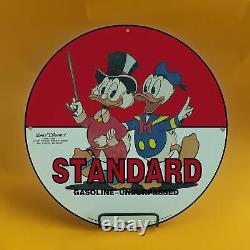 Panneau De La Station-service De Walt Disney Red Ducks Pour L'essence Standard