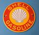 Panneau Publicitaire En Porcelaine Pour La Station-service Shell Vintage Shell Gasoline Shell 6