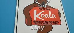 Panneaux D'avion De La Station De Service De L'essence De L'aviation De La Porcelaine De Koala