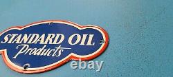 Plaque en porcelaine de la station-service américaine Vintage Standard Oil pour pompe à essence