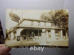 RPPC Service Station Essence Alexandria KY Pompes à essence des années 1920 Carte postale de l'hôtel