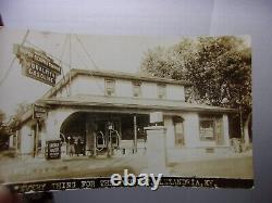 RPPC Service Station Essence Alexandria KY Pompes à essence des années 1920 Carte postale de l'hôtel
