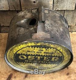 Rare Vintage Oster Bestoil Signe À Bascule Pour Bidon D'huile 5 Gallons