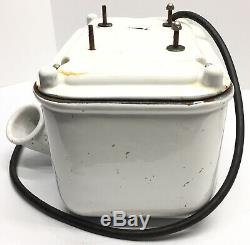 Rare Vintage Sani-sec Porcelaine Main Dryer- Gaz / Station Service-gaz