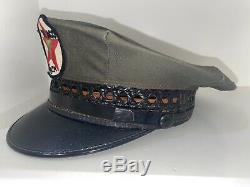 Service Texaco Vintage Oil Station Attendant Hat Uniforme Cap Tout Original