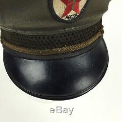 Service Texaco Vintage Oil Station Attendant Hat Uniforme Des Années 1950 Patch Cap