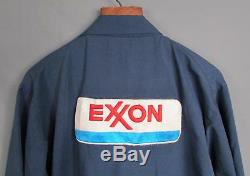 Service Vintage 1950 Exxon Station Coveralls Travail Universal 46 Union Made