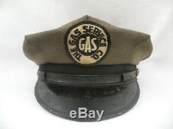 Service Vintage Gas Company Préposé Conducteur Chapeau Fabriqué Par Lee