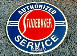 Service Vintage Studebaker Essence Porcelaine Connexion Station Automobile Annonce
