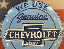 Signe De Service De Porcelaine De Chevrolet Vintage, Station D’essence, Plaque De Pompe, Huile À Moteur