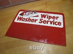 Trico Wiper Washer Service Ancien Panneau De Magasin D'affichage Rack Topper Gas Station Shop