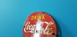 Vieille Coca Cola Bouteilles En Verre De Porcelaine Station De Service De Boissons Gazeuses De Soda