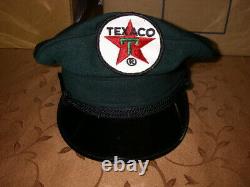 Vintage Collectible Texaco Oil Service Gas Station Uniforme Chapeau Chapeau Patch 3 De 3