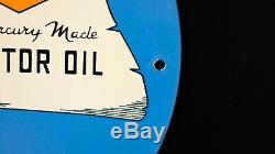 Vintage Mickey Mouse Disney Porcelain Sign Gas Oil Station Service Pump Plate Nr