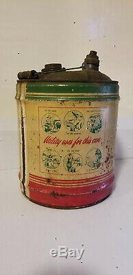 Vintage Oil Can Ashland Kentucky Rare Service Station 5 Gallon