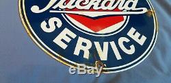 Vintage Packard Essence Porcelaine Station Service Signe Automobile Concessionnaire Annonce