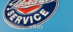 Vintage Packard Station De Service D'essence De Porcelaine Automobile Dealership Signe De Vente