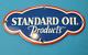 Vintage Standard Oil Station De Service D'essence De Porcelaine Plaque De Pompe Américaine