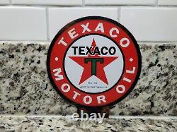 Vintage Texaco Lubester Enseigne Station D'essence À Moteur Pompe De Service Topper Texas Co