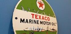 Vintage Texaco Marine Porcelaine Gas Motor Station Pump Plate Sign Vintage Texaco Marine Porcelain Gas Motor Station Pump Plate Sign Vintage Texaco Marine Porcelain Gas Motor Station Pump Plate Sign Vintage Texaco